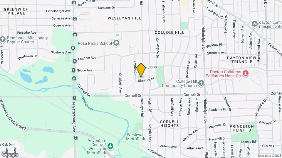 3503 Stanford Pl Map and Location Details