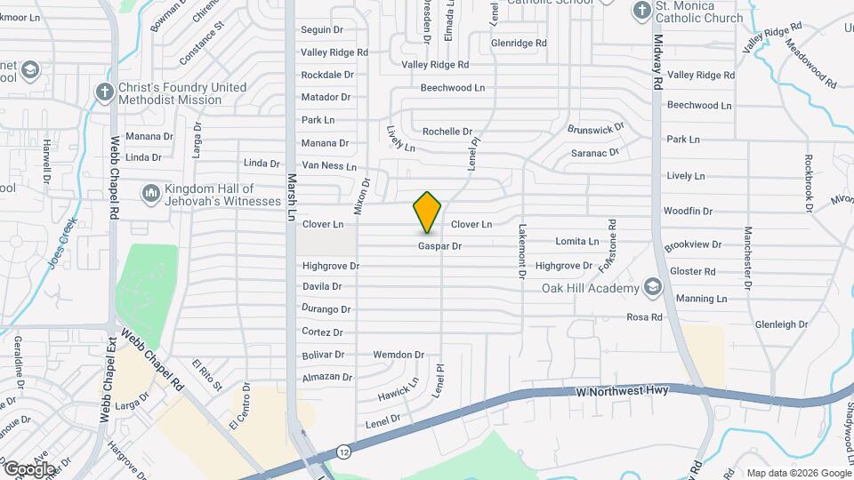3881 Gaspar Dr Map and Location Details