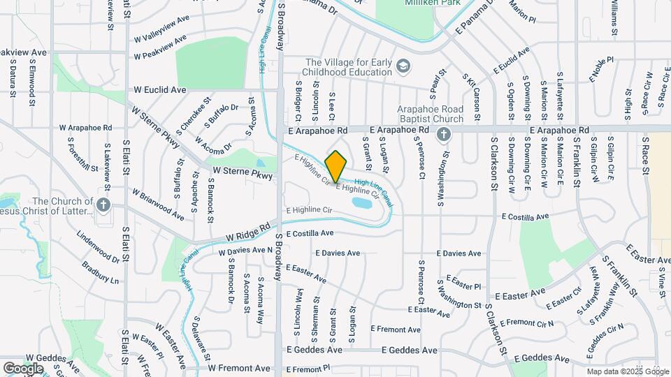 280 E Highline Cir-Unit -301 Map and Location Details