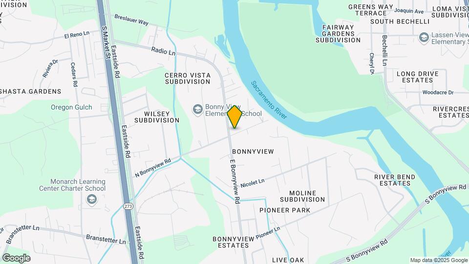 2814 N Bonnyview Rd Map and Location Details