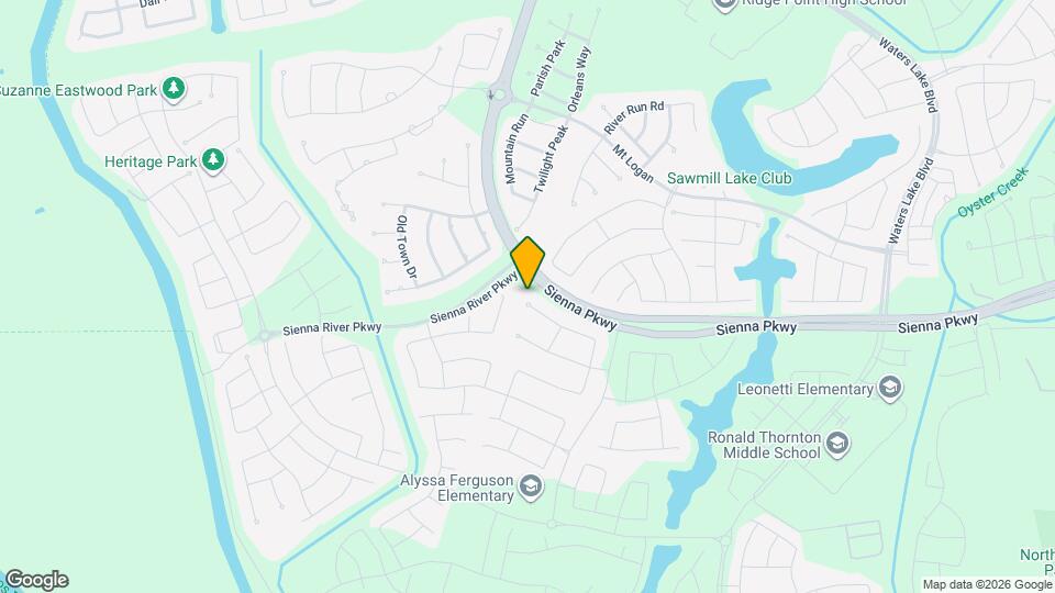 9903 Regal Bend Dr Map and Location Details