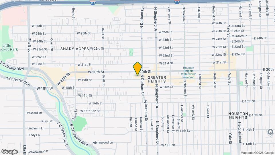 819 W 19th St Map and Location Details