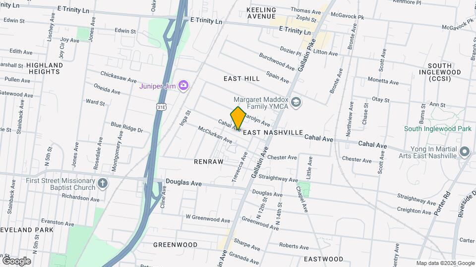 1012 Cahal Ave Map and Location Details