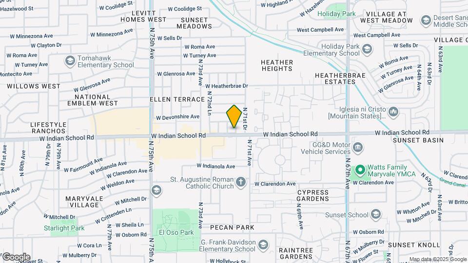4102 N 71st Ln Map and Location Details