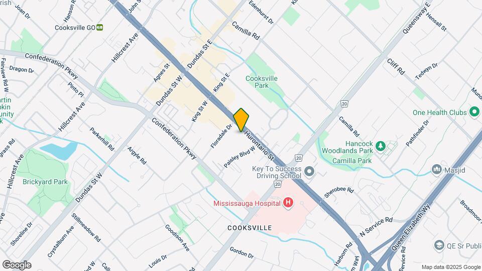 2440 Hurontario St Map and Location Details