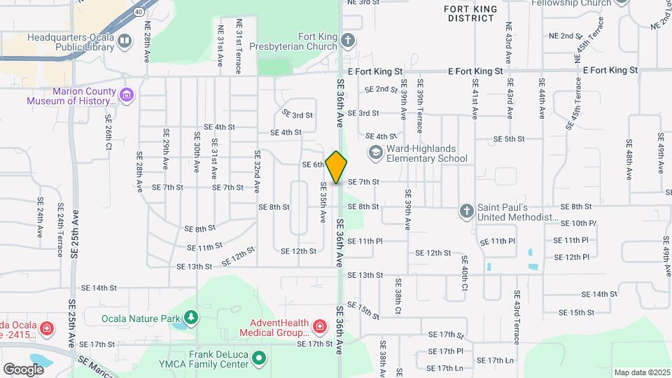 718 SE 36th Ave Map and Location Details