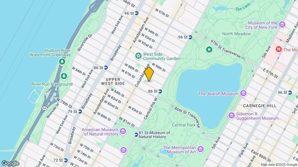 39 W 87th St Map and Location Details