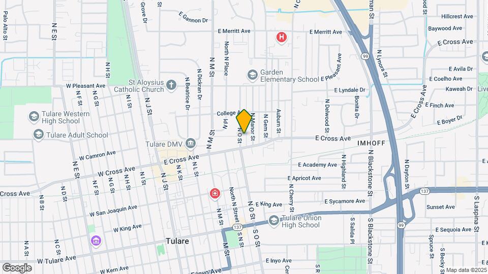 512 N O St Map and Location Details
