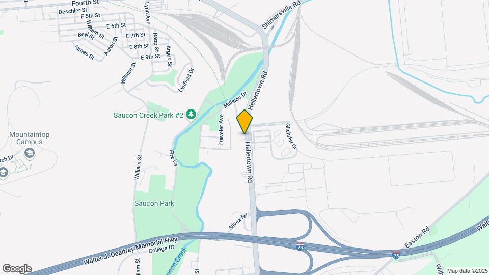 914 Hellertown Rd Map and Location Details