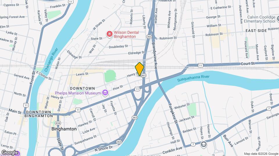 93 Pine St, Unit 2 Mapa y Detalles de la Ubicación