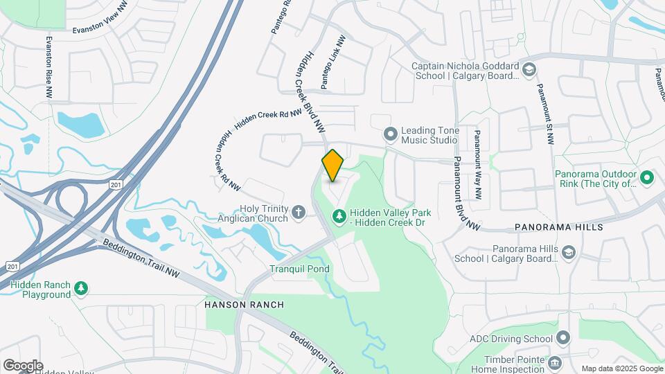 182 Hidden Creek Gdns NW Map and Location Details