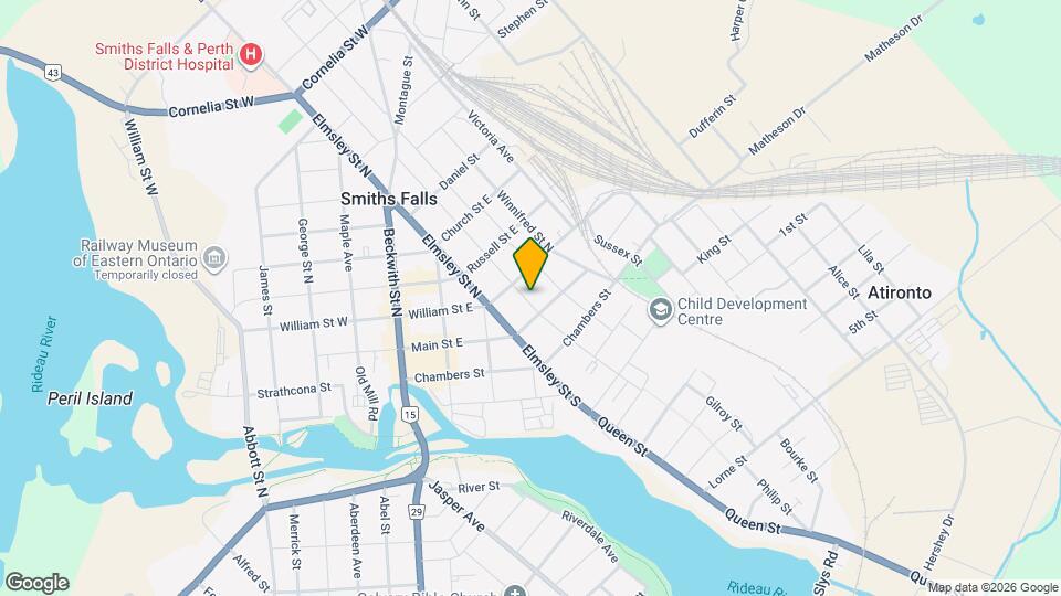 5 McGill St N Map and Location Details