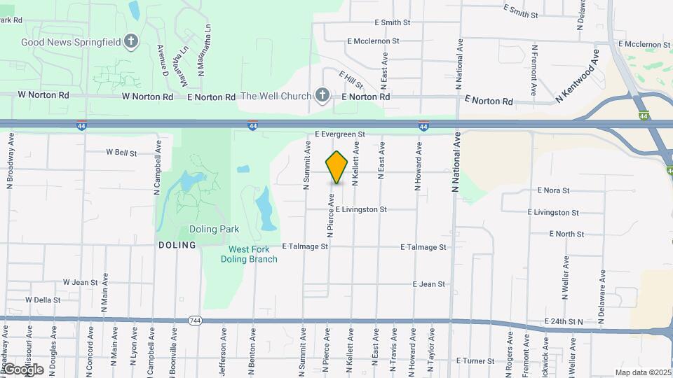 2736 N Pierce Ave Map and Location Details