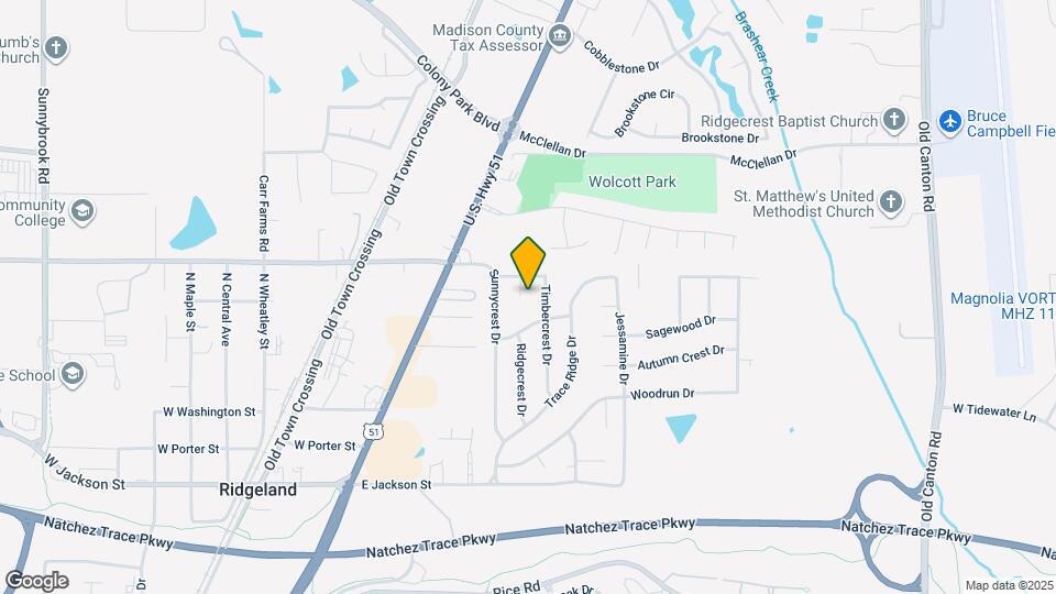 132 Hillcrest Way Map and Location Details