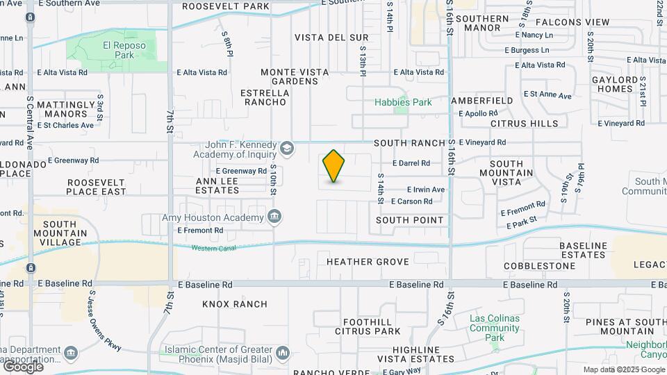 1236 E Irwin Ave Map and Location Details