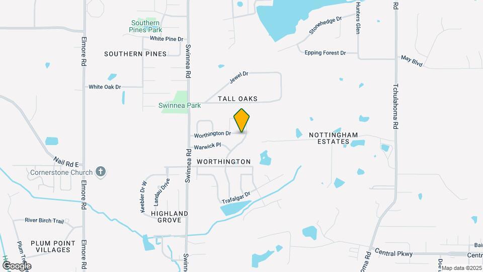 1230 Worthington Dr Map and Location Details