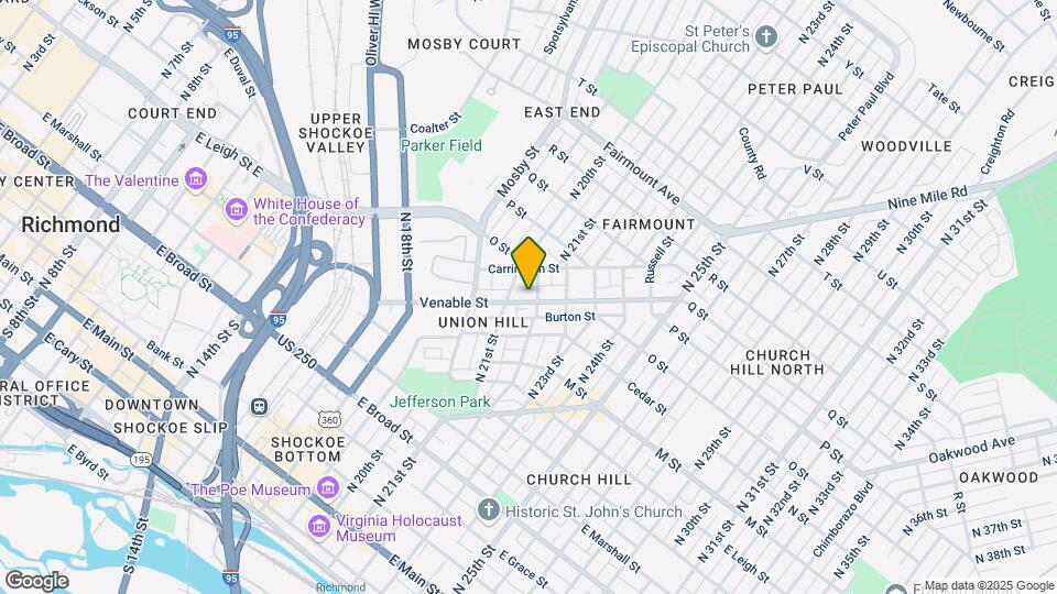 1015 N 35th St Map and Location Details