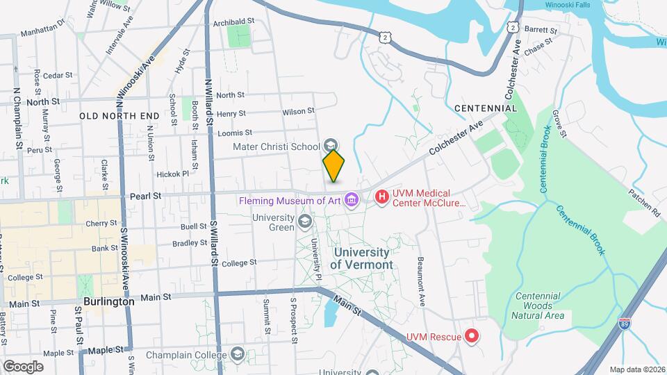 40 Colchester Ave Map and Location Details