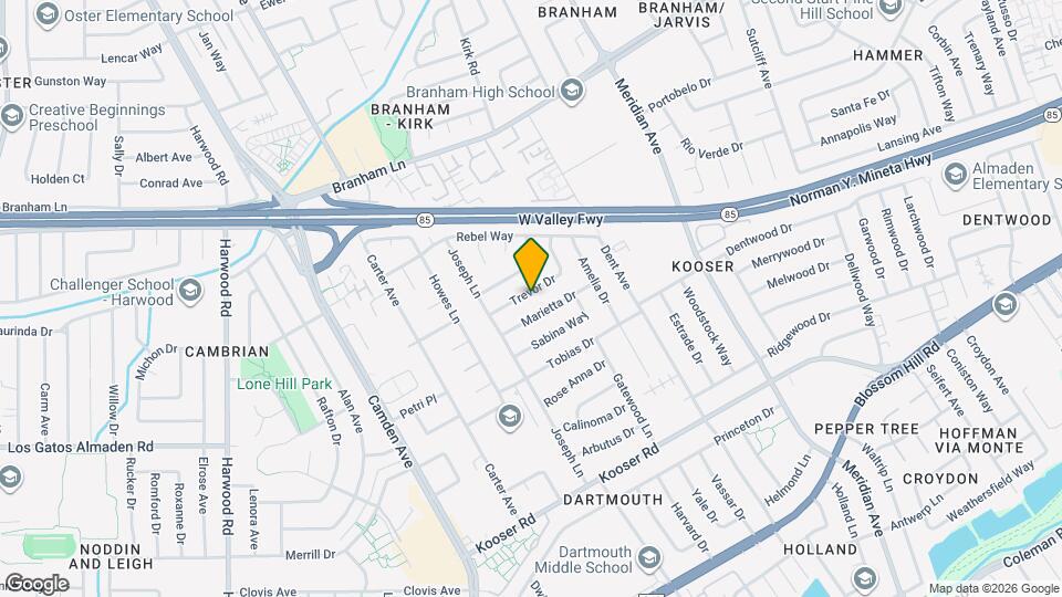 1574 Trevor Dr Map and Location Details