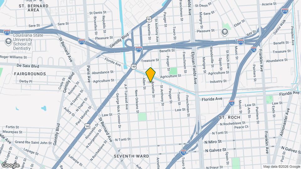 1933 Industry St Map and Location Details