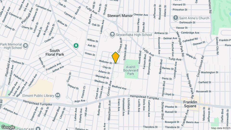 214 Covert Ave Map and Location Details