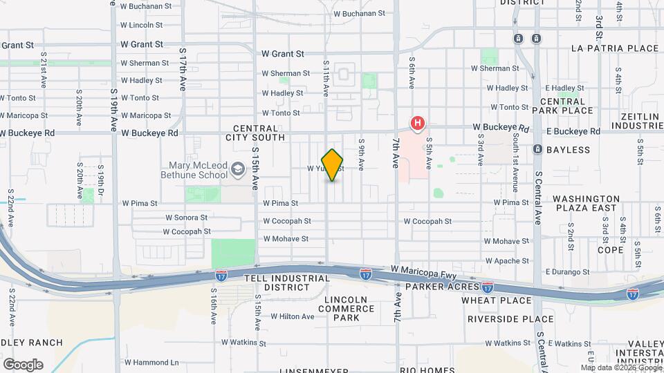1429 S 11th Ave, Unit 4 Mapa y Detalles de la Ubicación