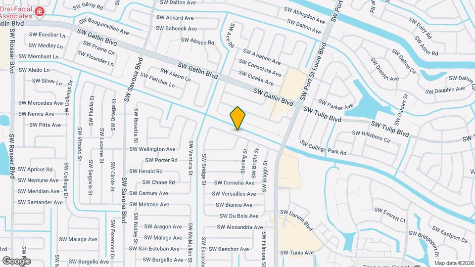 1019 SW Aurelia Ave Map and Location Details