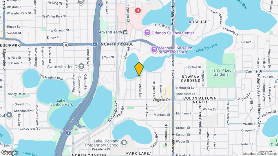 610 S Lake Formosa Dr Map and Location Details