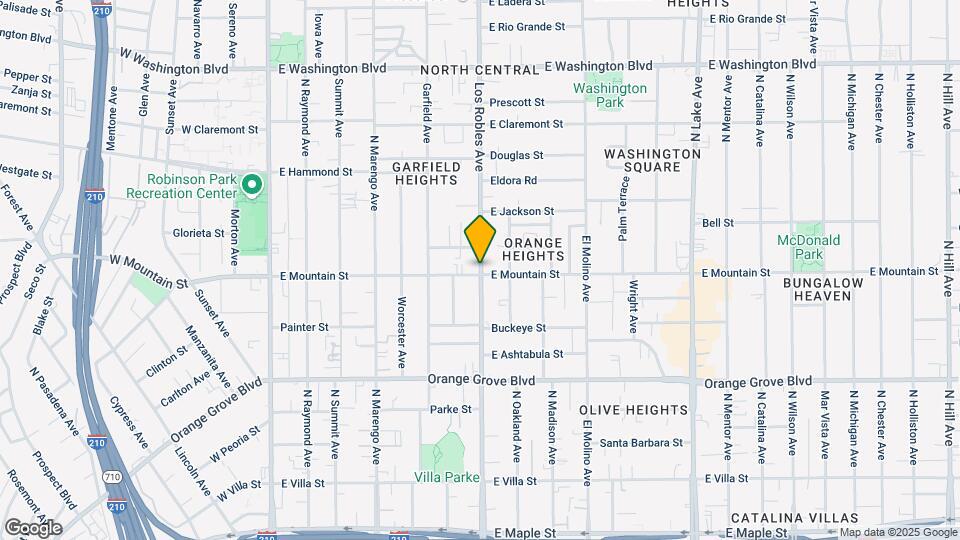 917 N Los Robles Ave Mapa y Detalles de la Ubicación