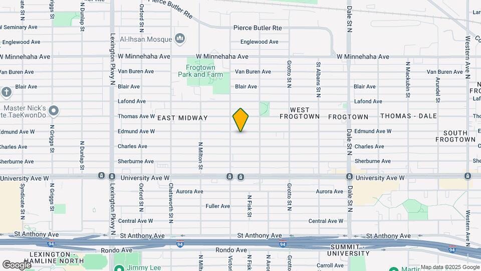 838 Edmund Ave Mapa y Detalles de la Ubicación