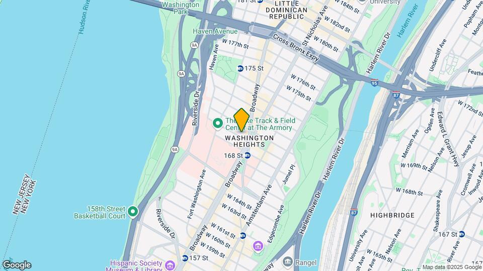 613 W 169th St Mapa y Detalles de la Ubicación