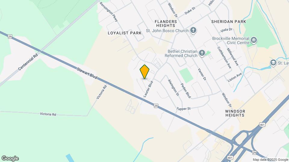 820 Laurier Blvd Map and Location Details