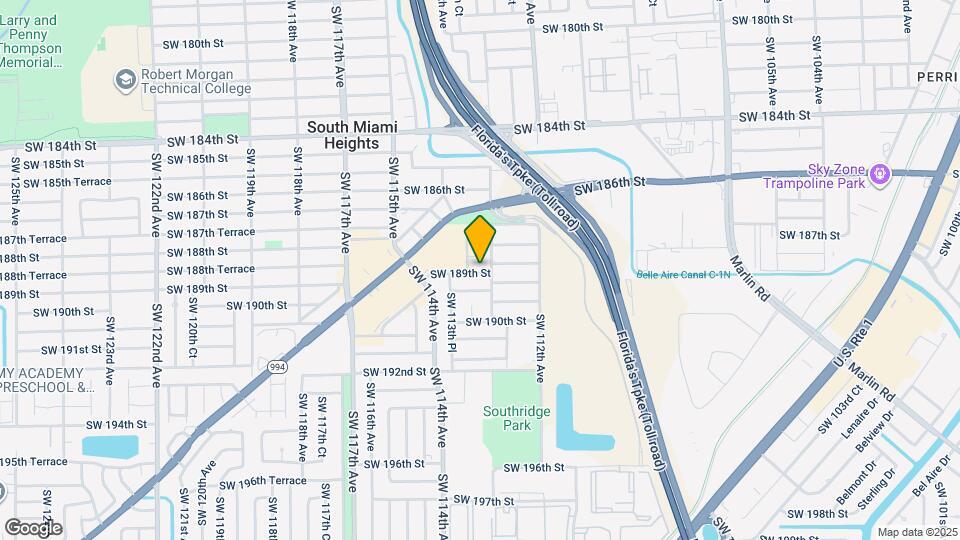 11323 SW 189th St Map and Location Details