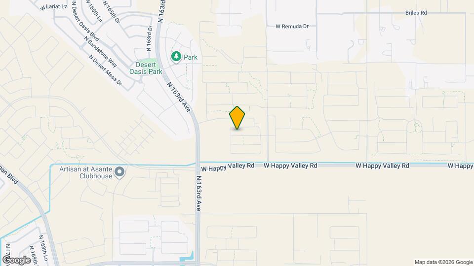 16036 W Desert Hollow Dr Map and Location Details