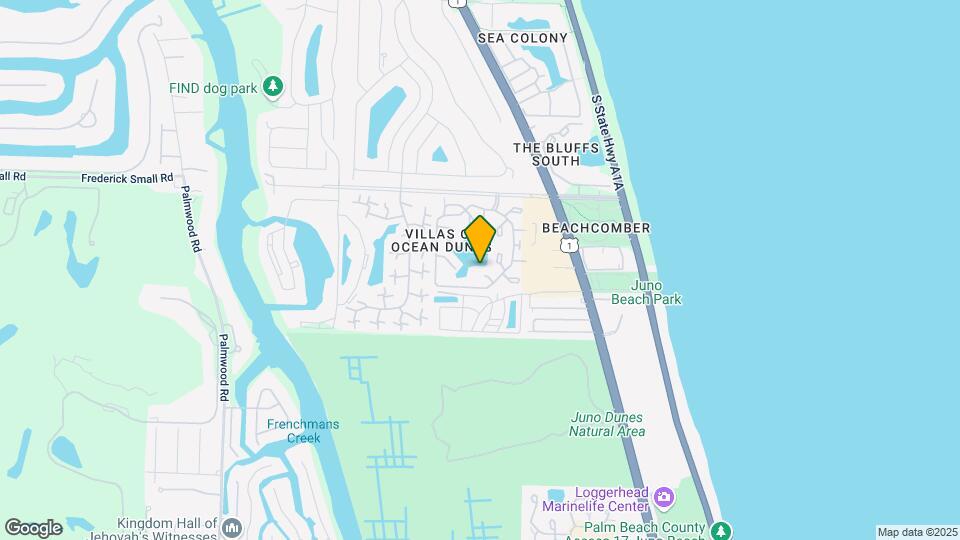 809 Ocean Dunes Cir Mapa y Detalles de la Ubicación