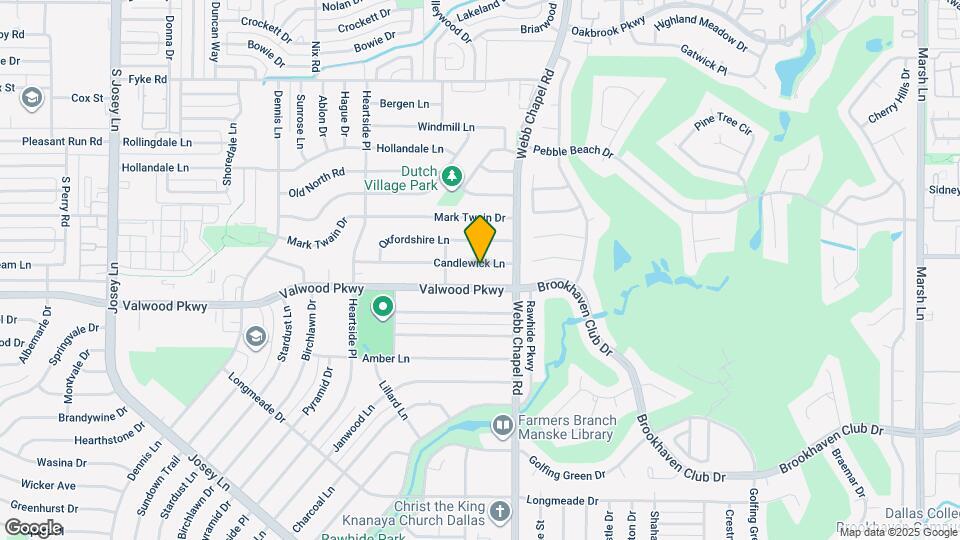 3036 Candlewick Ln Map and Location Details