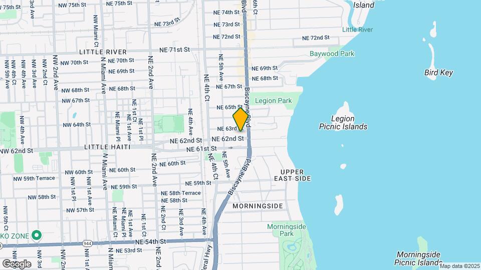 577 NE 62nd St Map and Location Details
