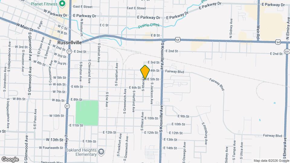 904 E 5th St Map and Location Details