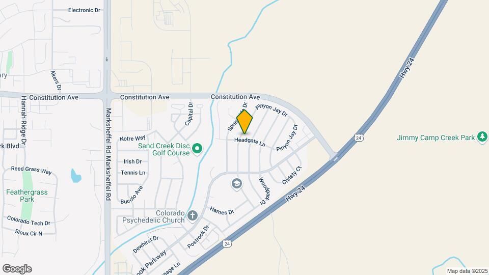 2211 Pinyon Jay Dr Map and Location Details