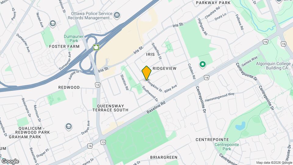 1252 Tompkins St Map and Location Details