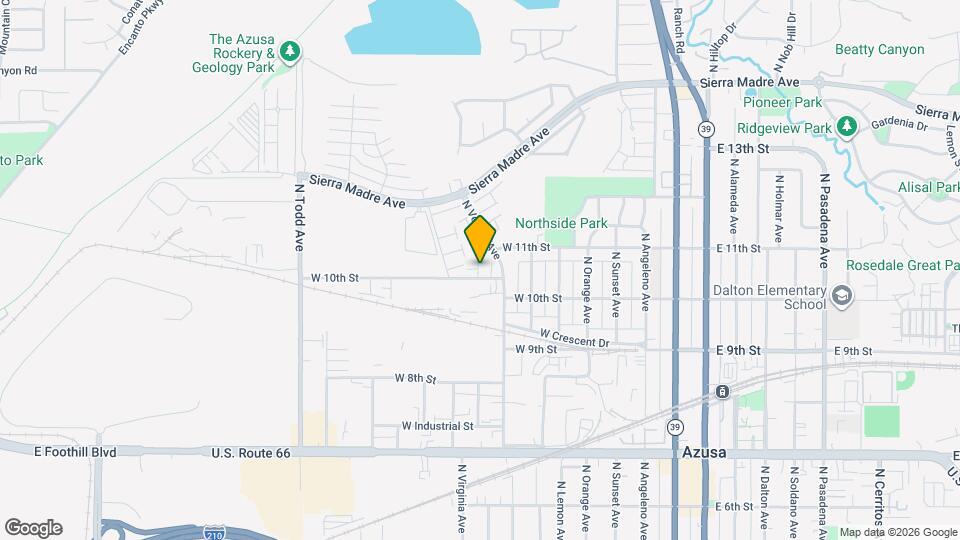 900 Sierra Madre Ave Map and Location Details