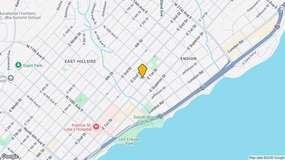 1431 E 1st St, Unit B Mapa y Detalles de la Ubicación