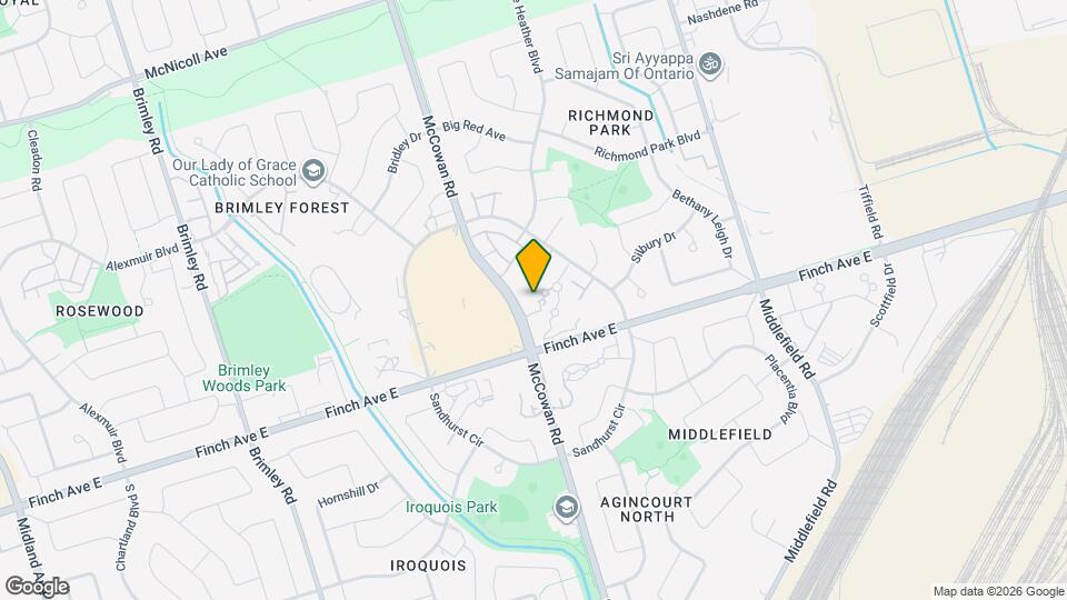 30 Thunder Grove, Unit 1711 Map and Location Details