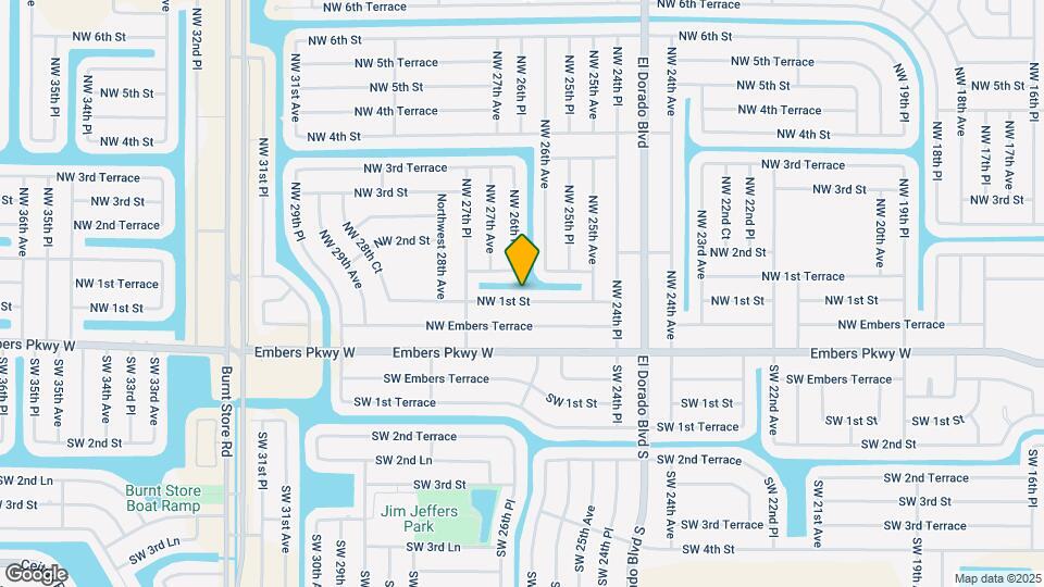 2615 NW 1st St Map and Location Details