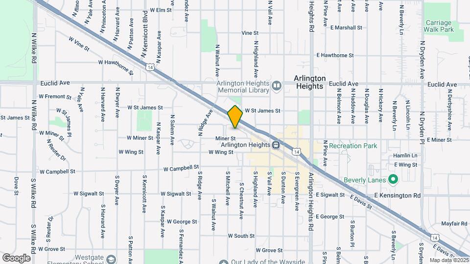 338 W Miner St, Unit 2A Map and Location Details