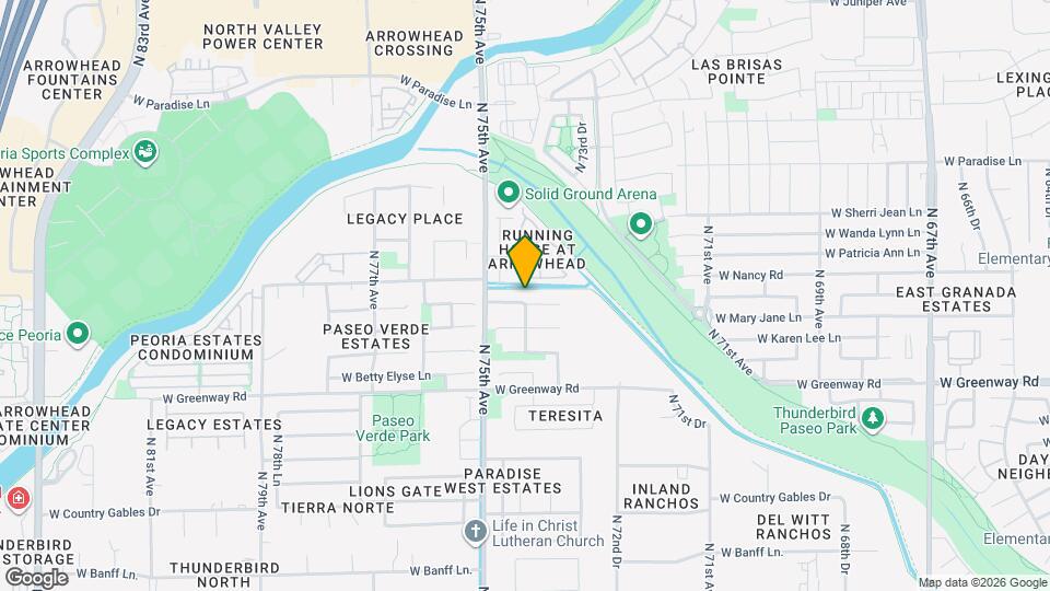 7446 W Tumblewood Dr Map and Location Details