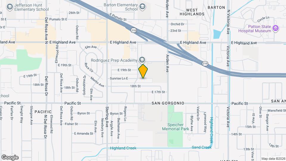2235 Sunrise Ln E Mapa y Detalles de la Ubicación