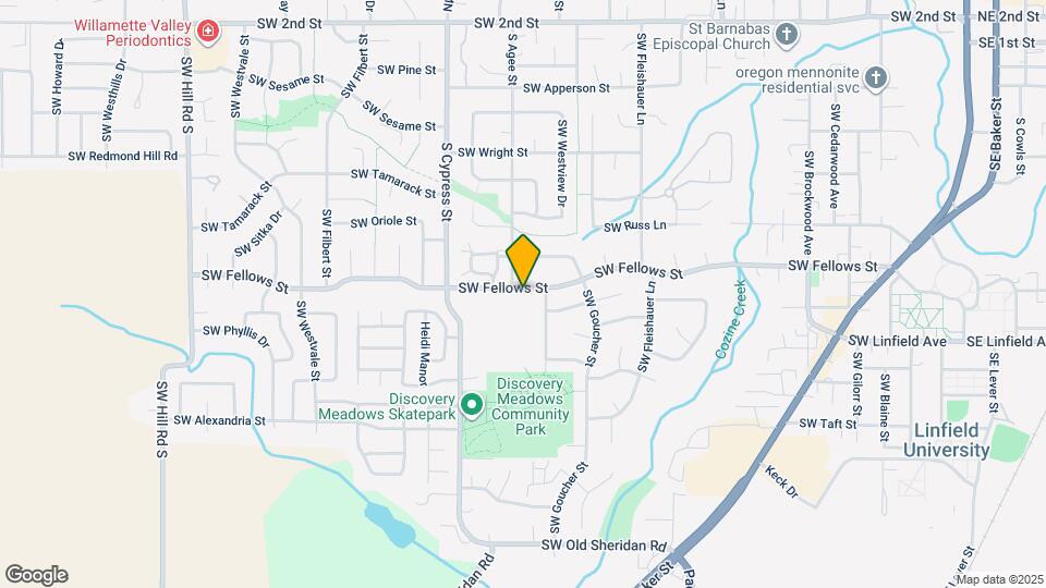 1582-1586 SW Fellows St Map and Location Details
