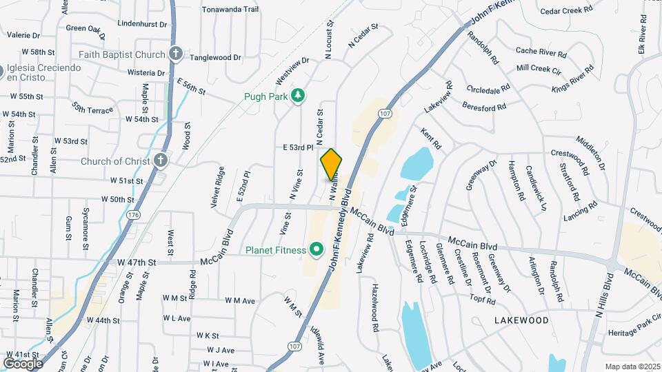 5005 N Walnut Rd Map and Location Details