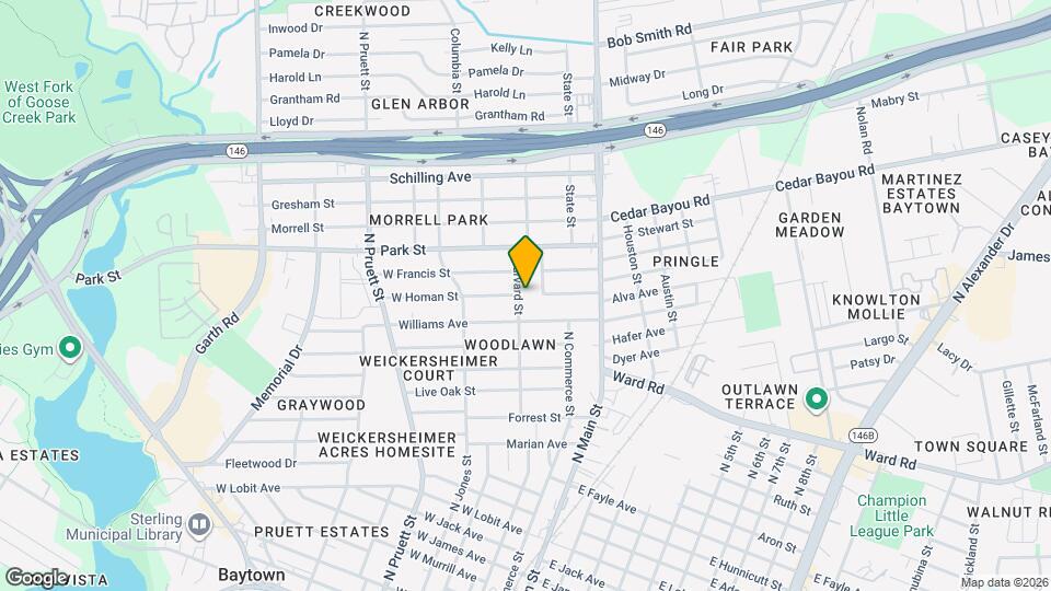 1500 Harvard St Map and Location Details